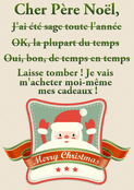 Cher P&egrave;re No&euml;l : je m'ach&egrave;te des cadeaux !